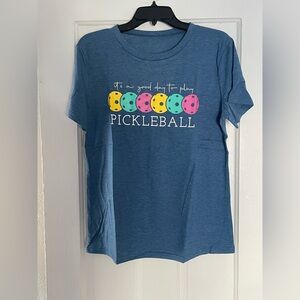 Blue Pickleball T-Shirt size medium